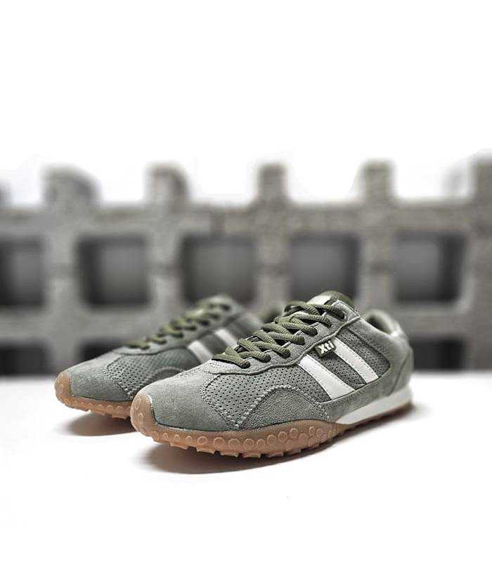 zapatillas deportivas mujer xti verde perfil