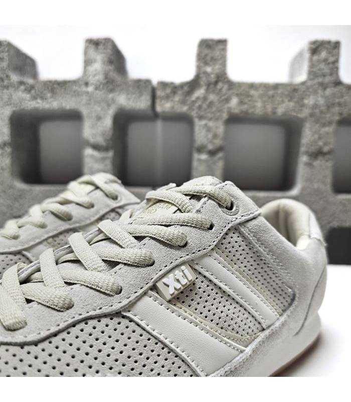 zapatillas xti crudo detalle antelina