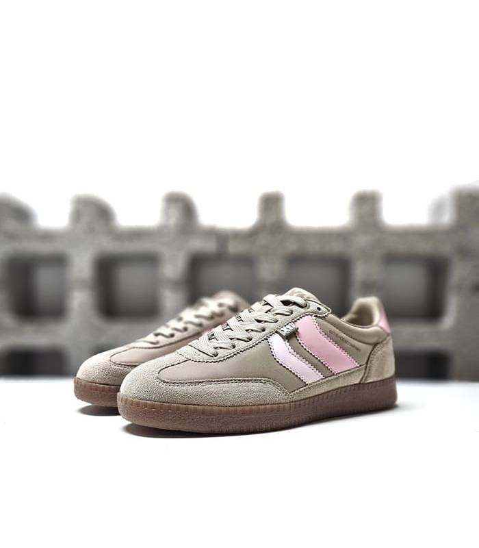 zapatillas deportivas mujer xti beige perfil