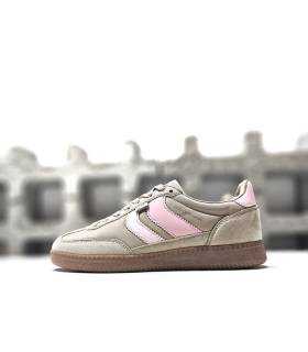 zapatillas mujer xti beige vista lateral