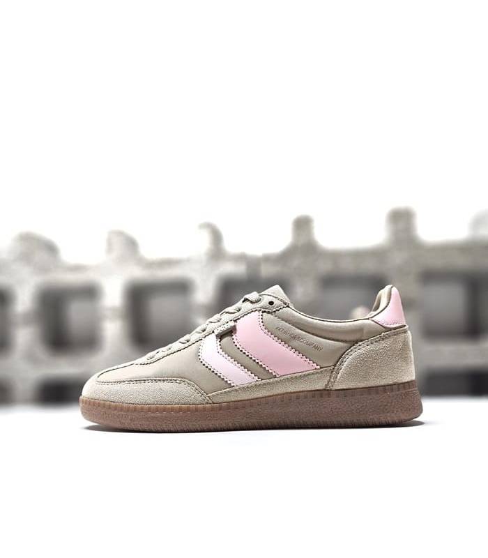 zapatillas mujer xti beige vista lateral