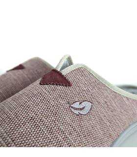 zapatillas casa mujer frescas plumaflex burdeos