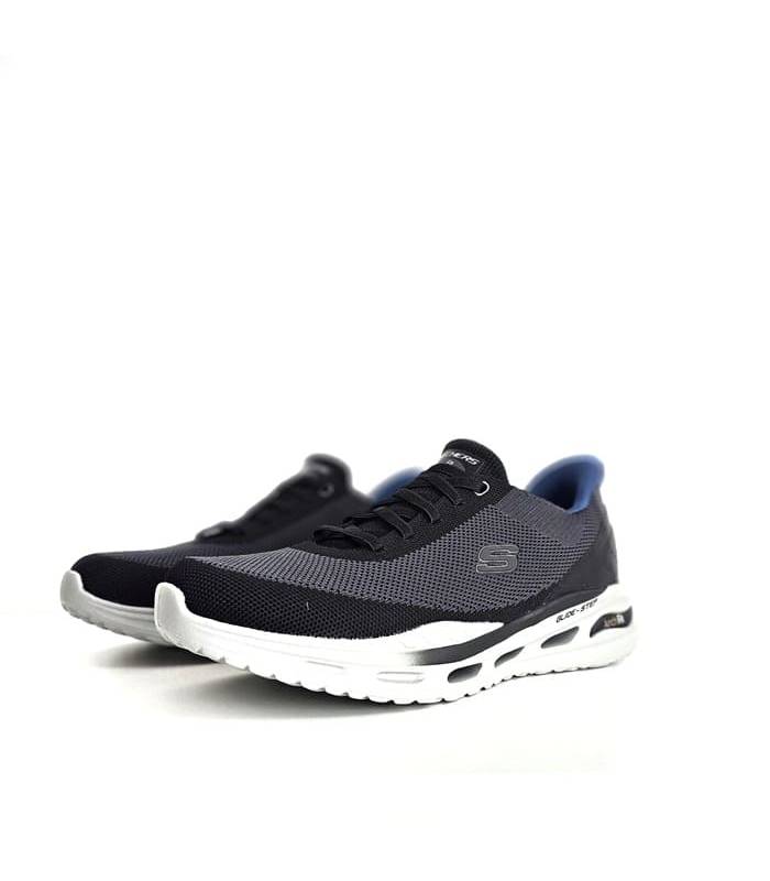 zapatillas skechers hombre negro arch fit