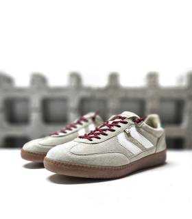 zapatillas casual hombre xti verano beige vista frontal