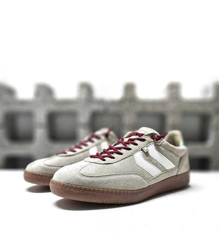 zapatillas casual hombre xti verano beige vista frontal