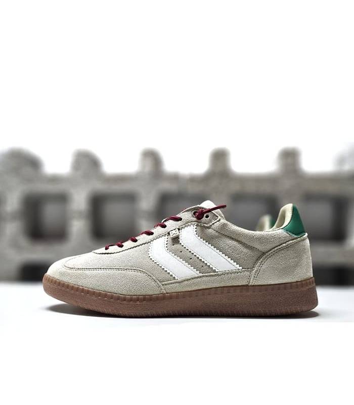 zapatillas casual xti hombre beige vista lateral
