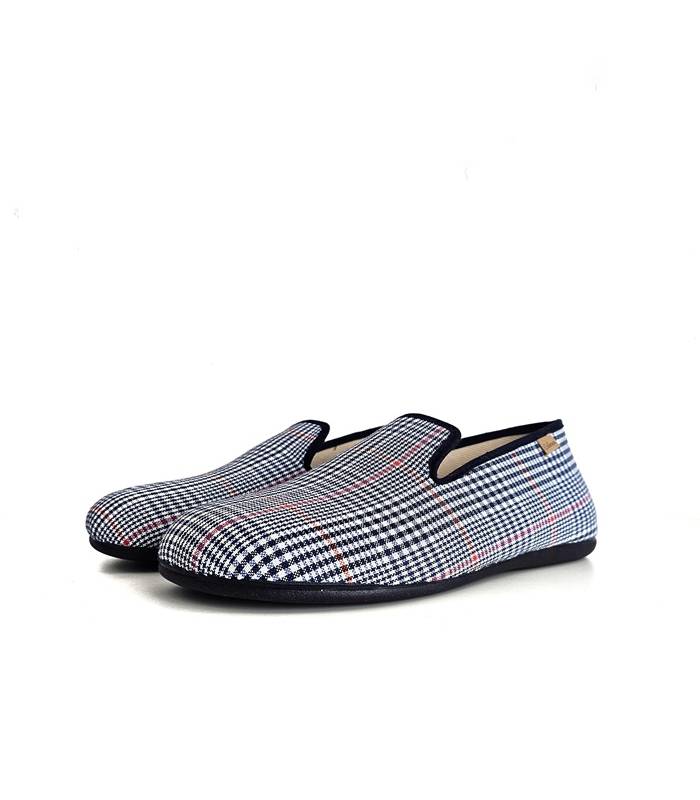 zapatillas casa hombre cerradas Cabrera Príncipe Gales verano