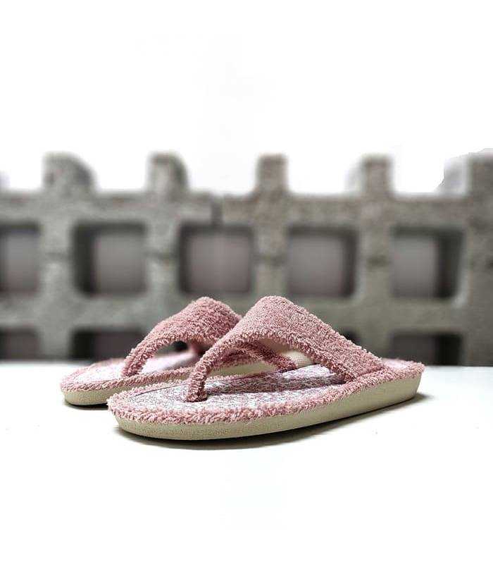 zapatillas casa mujer chancla Cabrera rizo rosa verano