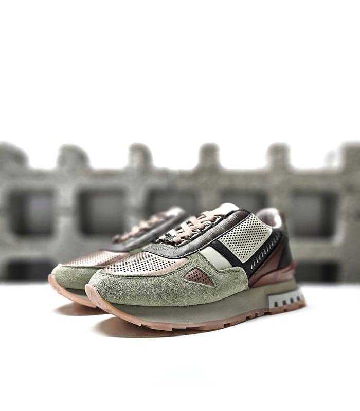 zapatillas anekke lisboa beige vista lateral