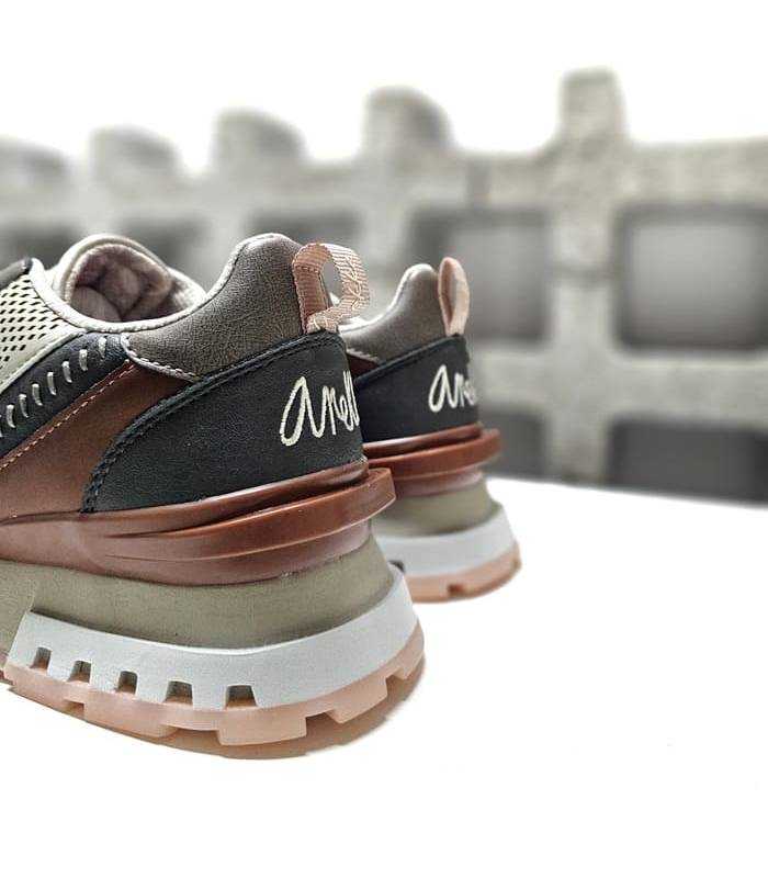 zapatillas anekke lisboa beige talonera