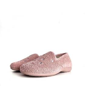 zapatillas casa rizo mujer Cabrera rosa