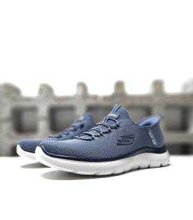 skechers slip-ins summits hombre azul