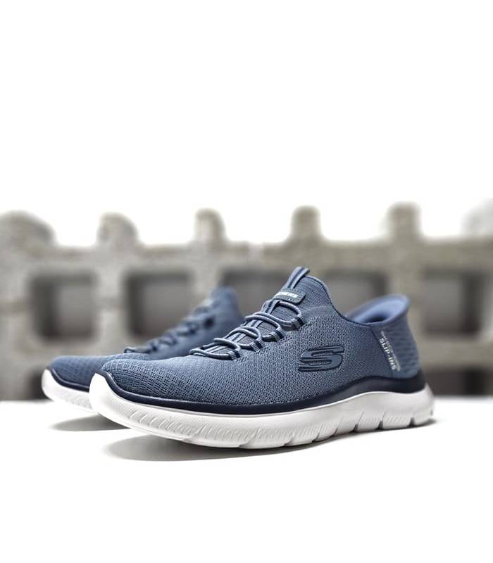 skechers slip-ins summits hombre azul