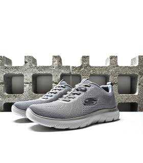skechers summits eckler hombre gris claro