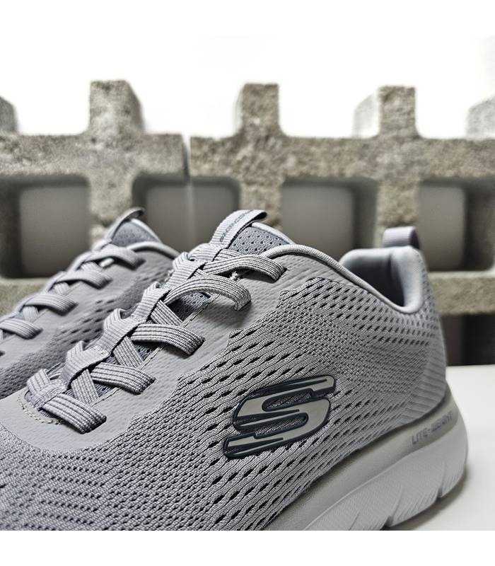zapatillas skechers hombre cordones elasticos memory foam