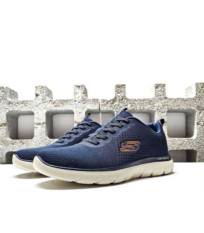 skechers summits eckler hombre azul navy