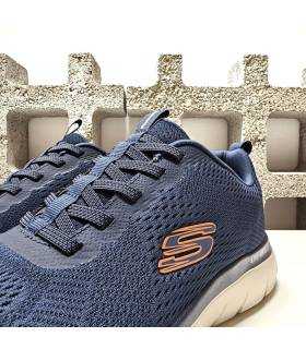 zapatillas skechers hombre cordones elasticos memory foam