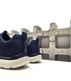 zapatillas deportivas skechers hombre ligeras azul