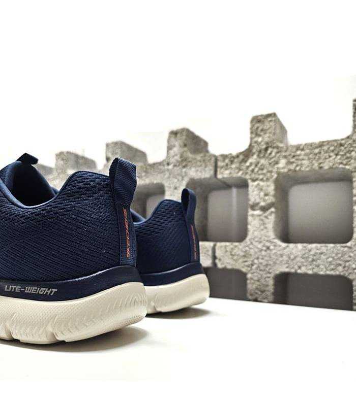 zapatillas deportivas skechers hombre ligeras azul