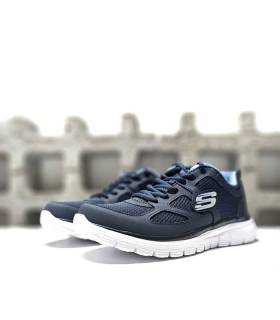 zapatillas skechers deportivas hombre azul burns agoura