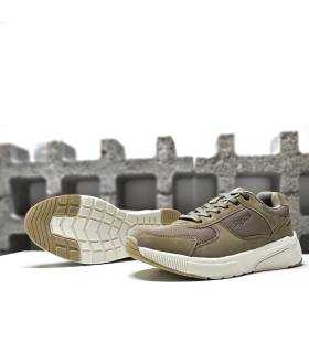 zapatillas jhayber uso diario beige, suela ligera