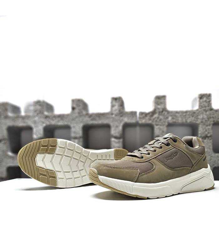zapatillas jhayber uso diario beige, suela ligera