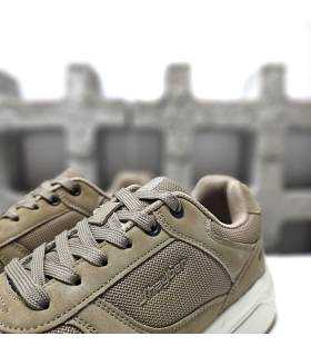 zapatillas jhayber urbanas verano beige, cierre cordones