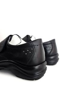 zapatos sanitarios luisetti mujer negros, trasera