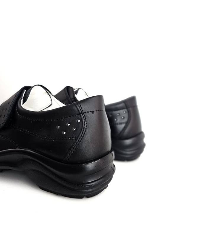 zapatos sanitarios luisetti mujer negros, trasera