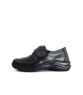 zapatos profesionales luisetti piel negra
