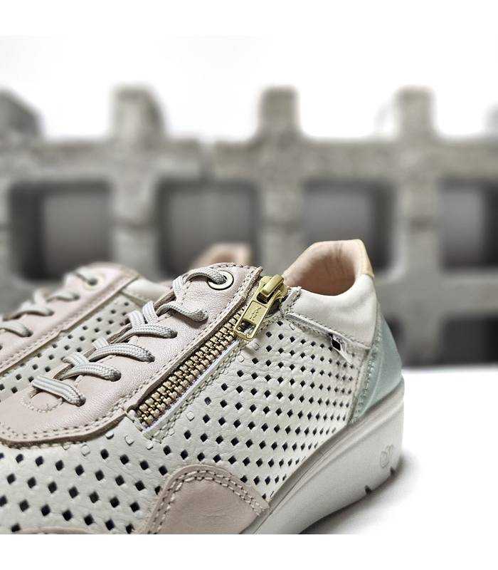 zapatos deportivos cremallera lateral Laura Azaña rosa