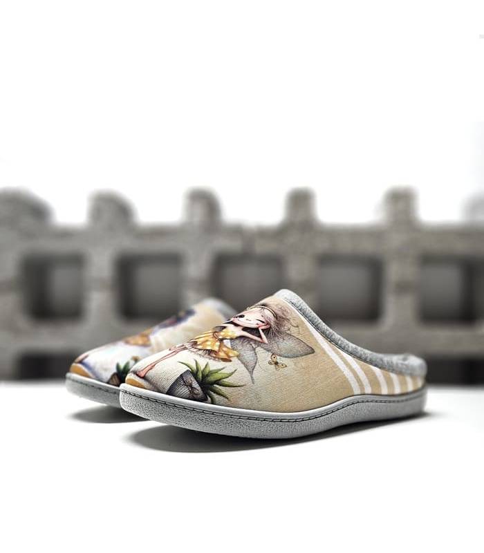 Zapatillas casa mujer Plumaflex diseño hadas