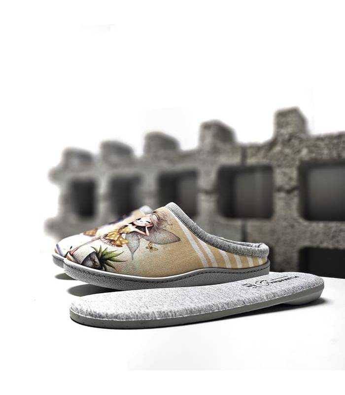 Zapatillas casa Plumaflex verano con plantilla extraíble