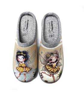 Zapatillas Plumaflex mujer hadas destalonadas verano