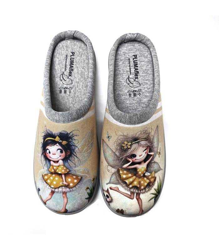 Zapatillas Plumaflex mujer hadas destalonadas verano