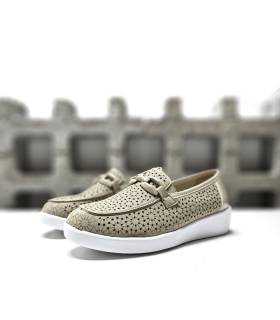 Mocasines mujer ligeros Doctor Cutillas beige