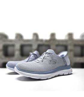 Skechers zapatillas slip-ins mujer verano azul cielo
