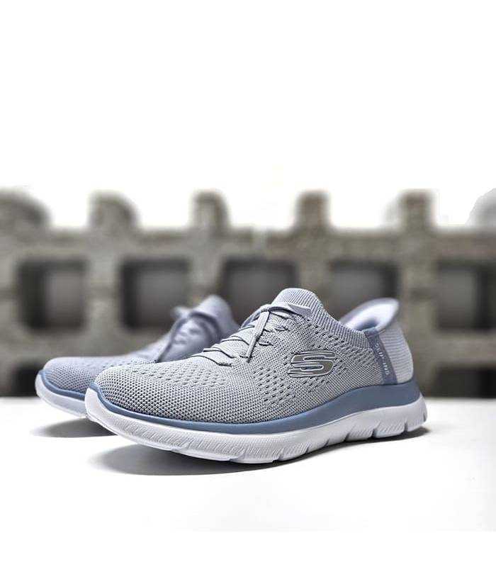 Skechers zapatillas slip-ins mujer verano azul cielo
