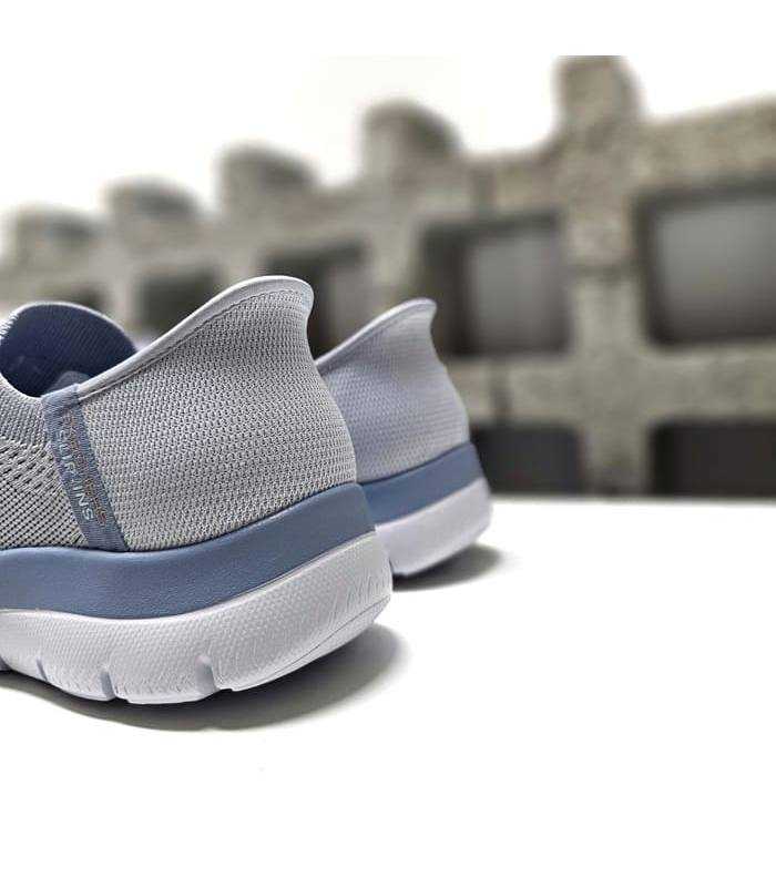 Talón con Heel Pillow Skechers Slip-ins azul