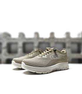 Laura Azaña zapatillas deportivas confort beige mujer