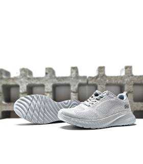 Suela flexible zapatillas Skechers deportivas mujer grises