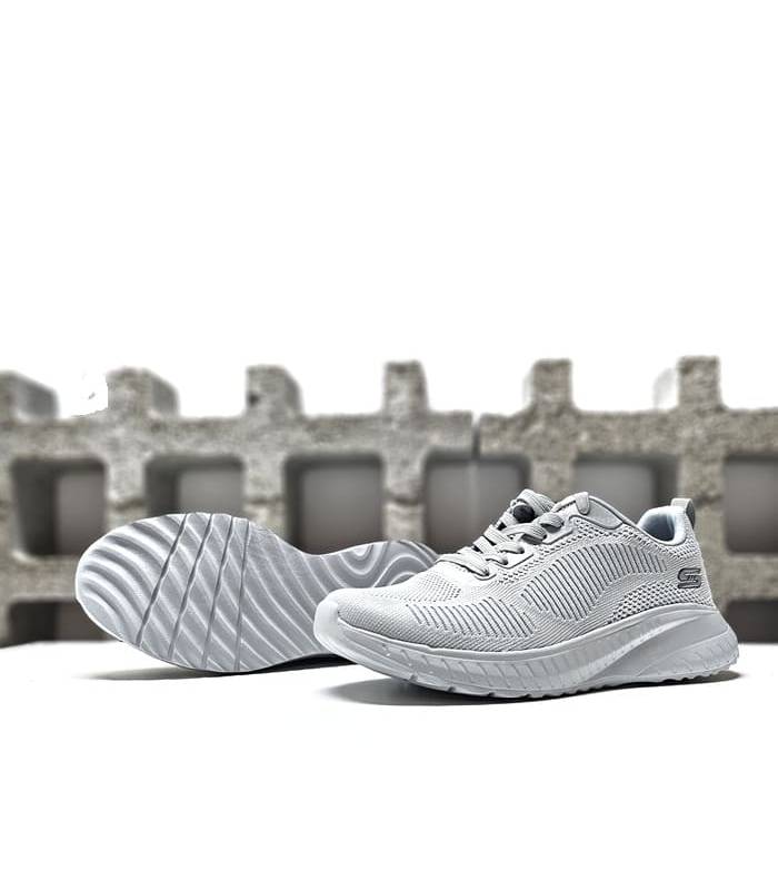 Suela flexible zapatillas Skechers deportivas mujer grises
