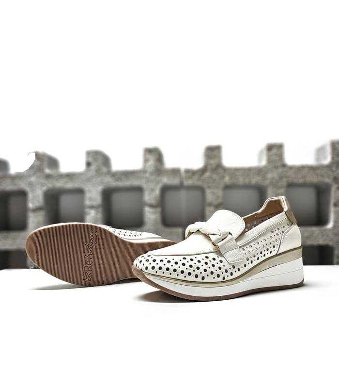 renature chika10 mocasines cuña mujer suela