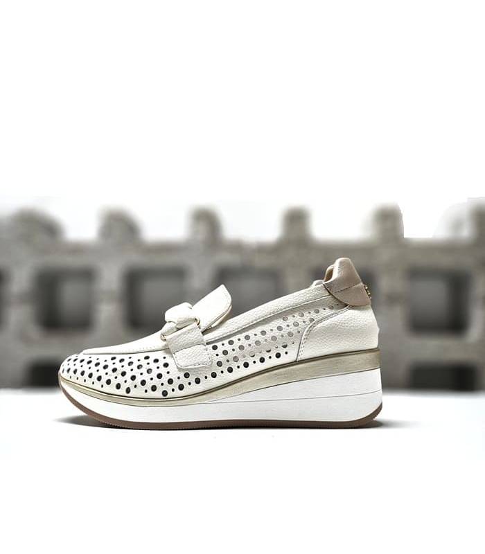 renature chika10 mocasines cuña mujer perfil lateral