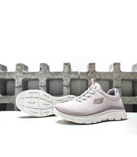 zapatillas Skechers verano lila transpirables