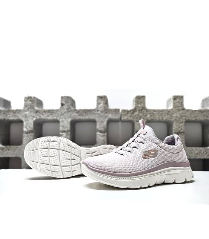 zapatillas Skechers verano lila transpirables
