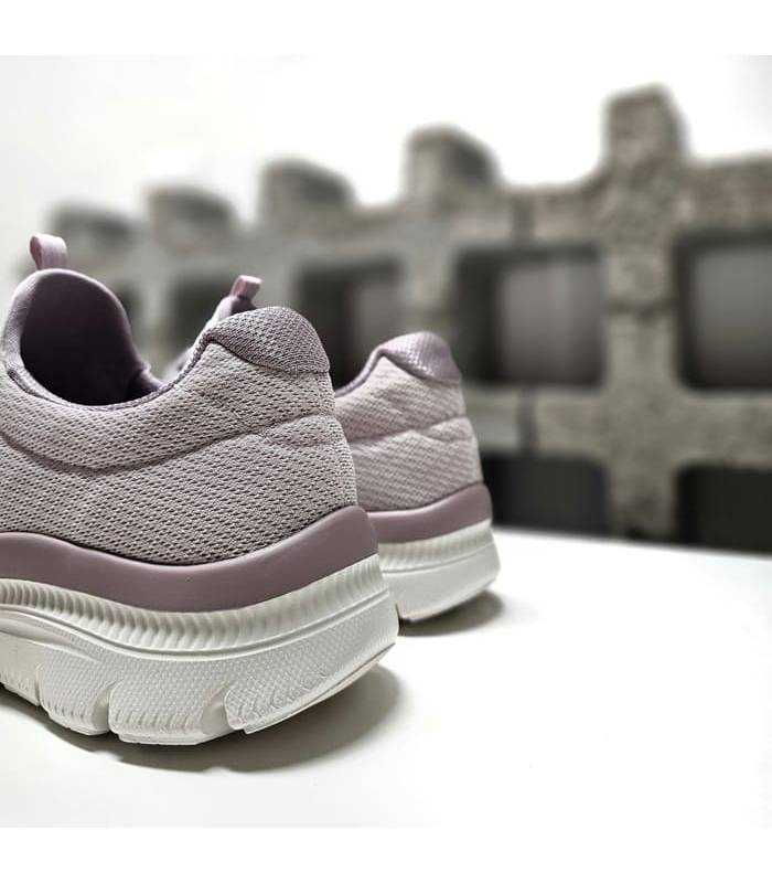 deportivas Skechers lila uso diario mujer