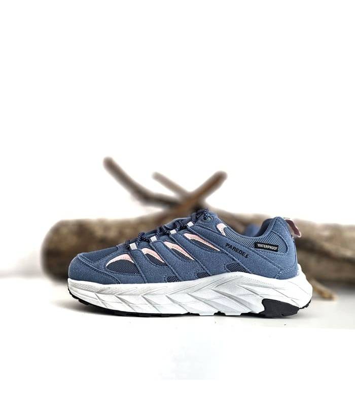 zapatillas trekking mujer Paredes Ribadavia azul waterproof lateral