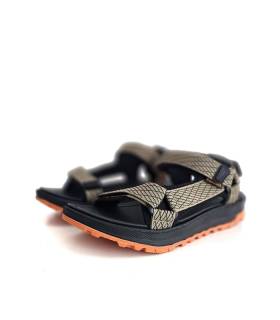 sandalias outdoor hombre Paredes Isuerre marrón lateral