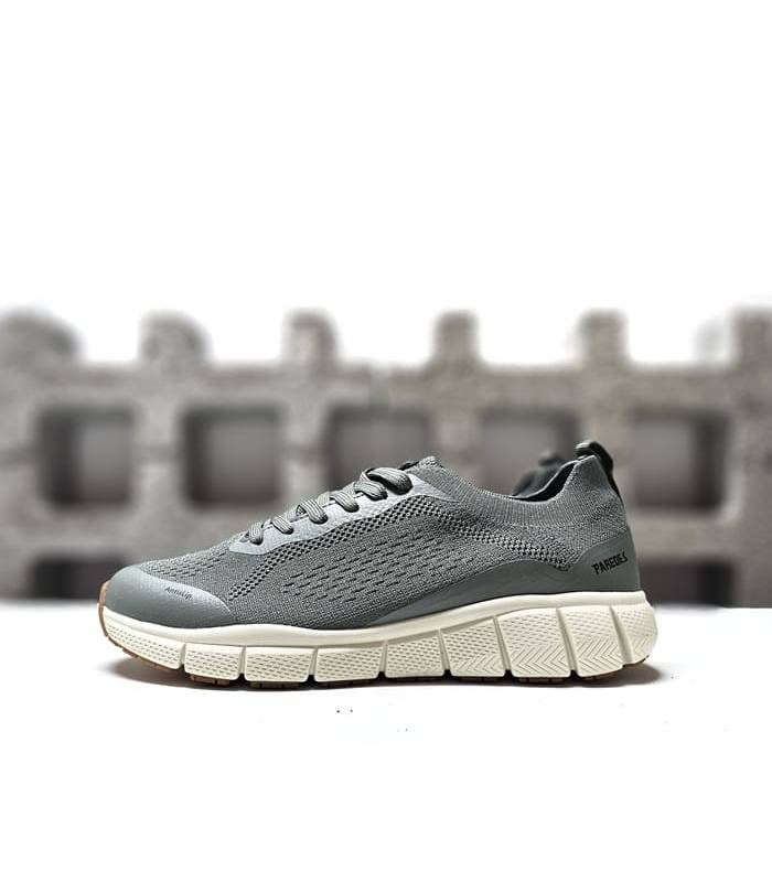 perfil lateral zapatillas deportivas hombre Viso verde